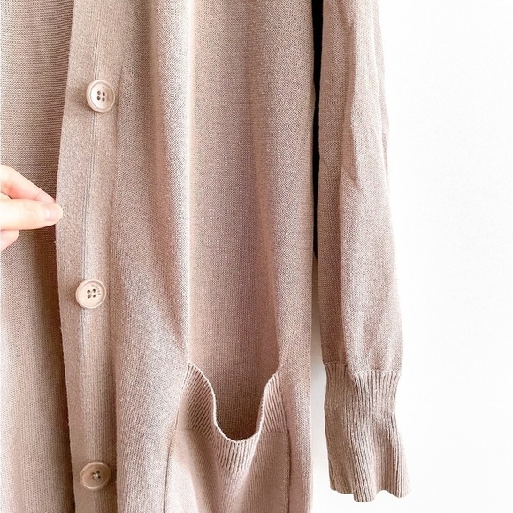 WILFRED Long Neutral Cardigan - Picture 4 of 12